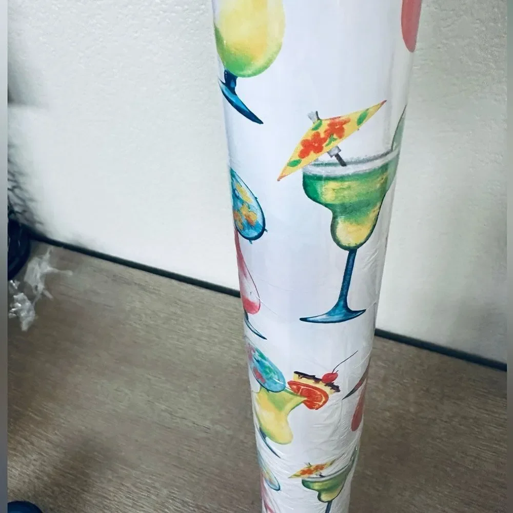 Tommy Bahama Tropical Cocktail Drinks Gift Wrap Wrapping Paper Roll